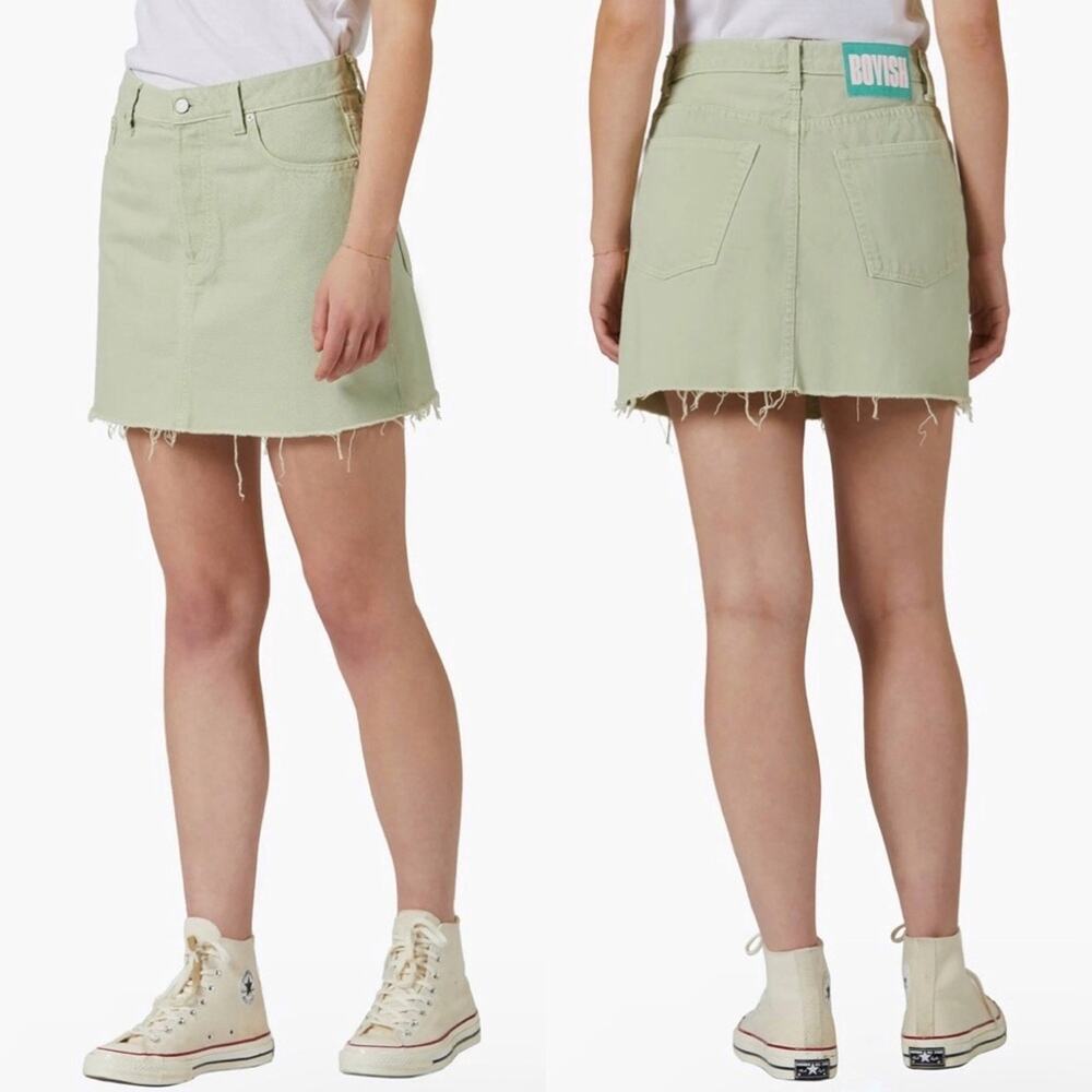 Boyish Jeans The Corey Denim Skirt NWT